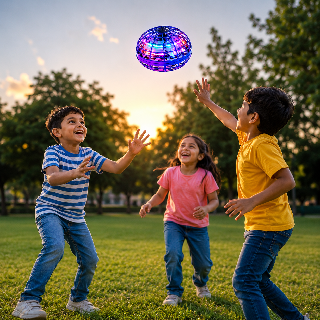 LifeOnEase® LED Flying Spinner Toy for Kids | Magic Boomerang Flying Ball with RGB Lights