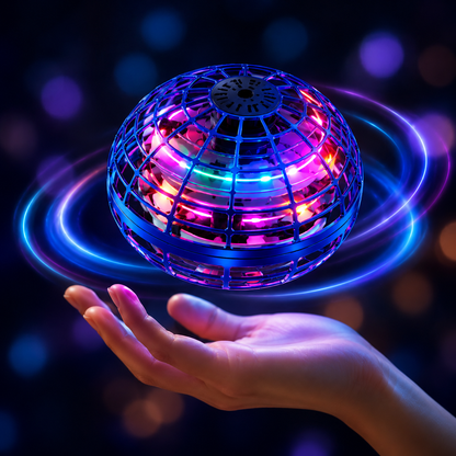 LifeOnEase® LED Flying Spinner Toy for Kids | Magic Boomerang Flying Ball with RGB Lights