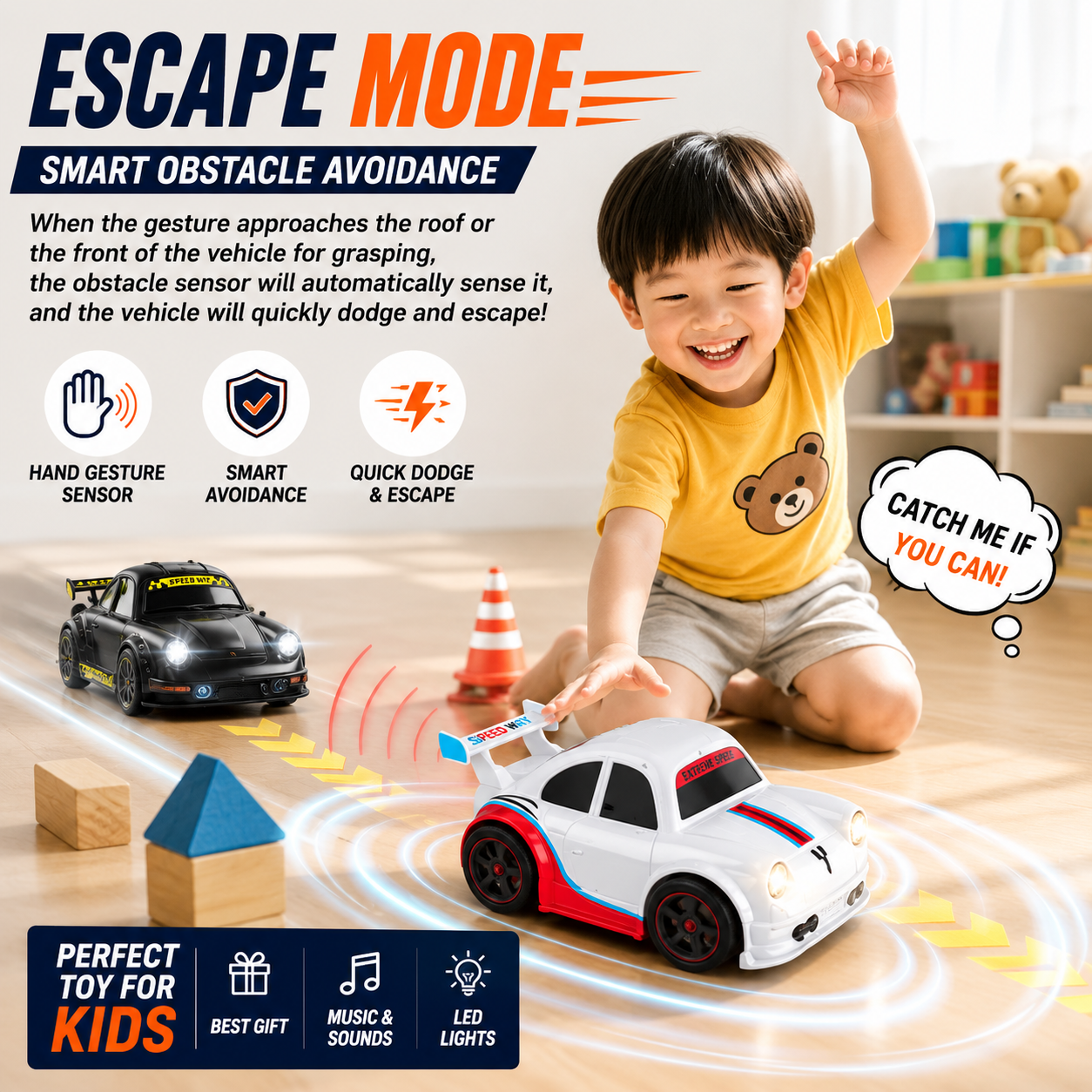 LifeOneEase™ Smart Sensor Drift Car