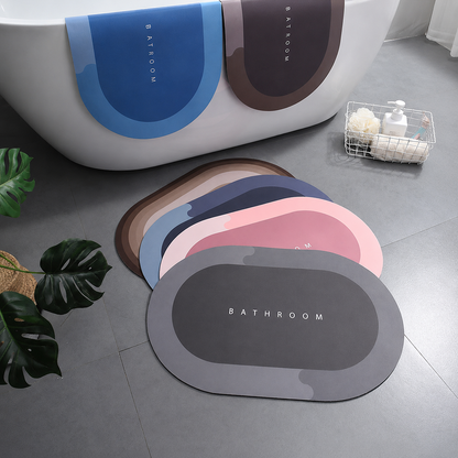 LifeOneEase Premium Anti-Slip Bathroom Mat | Soft Absorbent Quick-Dry Bath Rug for Bathroom