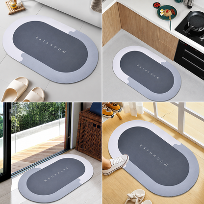 LifeOneEase Premium Anti-Slip Bathroom Mat | Soft Absorbent Quick-Dry Bath Rug for Bathroom