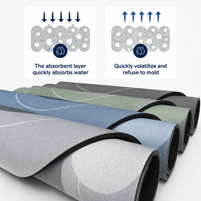 LifeOneEase Premium Anti-Slip Bathroom Mat | Soft Absorbent Quick-Dry Bath Rug for Bathroom