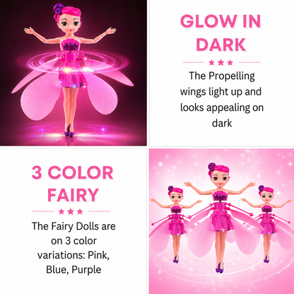Flying Fairy Princess Doll | Hand Sensor USB Rechargeable Toy for Girls | LifeOneEase